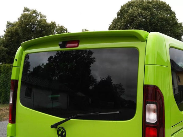 Motordrome Design Rear Wing Boot Roof Spoiler Renault Trafic Mk3 2014+ Unpainted