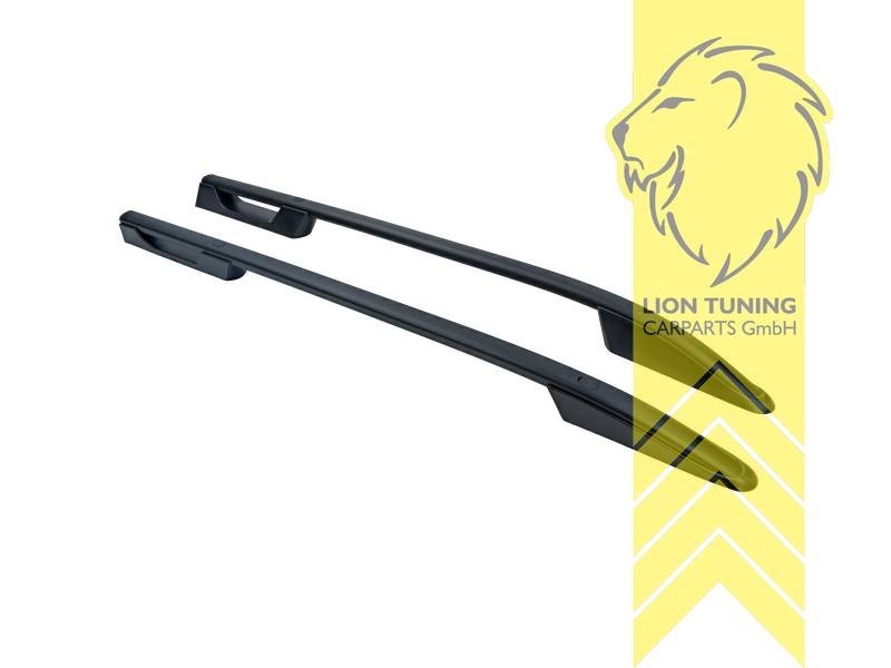 LT Aluminum roof rails side load bars for VW Amarok 1 black 2H 2010-20