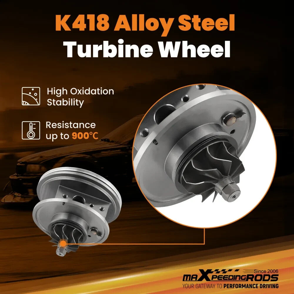 MXPR Is38 Upgrade Turbo Cartridge VW Golf Mk7 Vii 2.0 R Audi A3 S3 Quattro 2.0