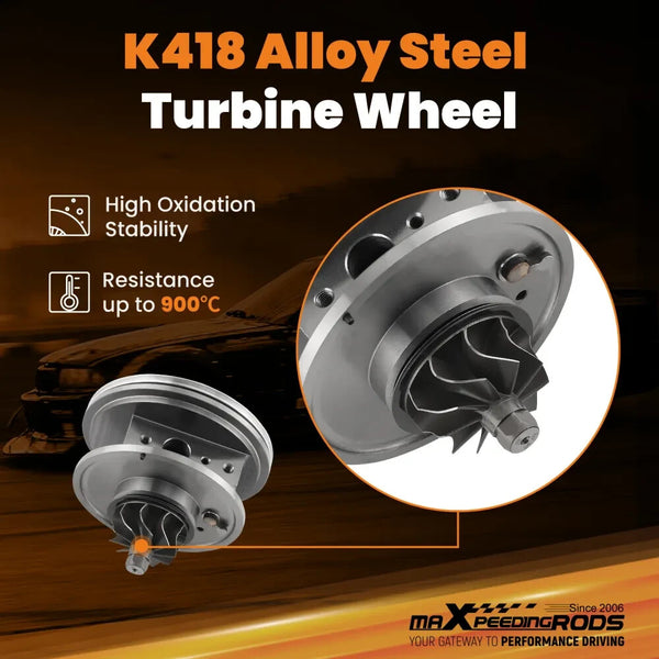 MXPR Is38 Upgrade Turbo Cartridge VW Golf Mk7 Vii 2.0 R Audi A3 S3 Quattro 2.0