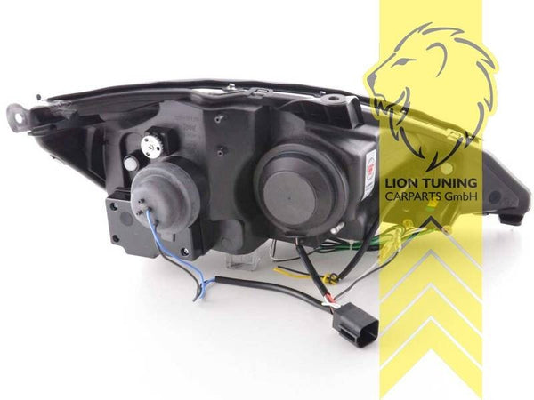 LT LED DRL Lightbar Headlights Ford Focus 1 hatchback station wagon chrome LHD