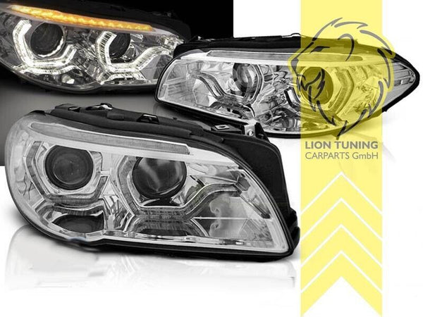 LT LED DRL XENON Lightbar Headlights BMW F10 Limo F11 13-17 Touring LCI LHD