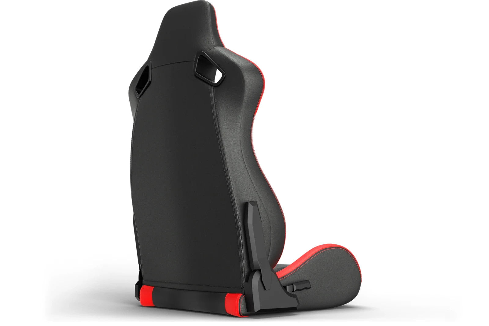 Trak Racer Sim Driving Simulator x1 Ind Bucket Seat Racing Alcantara Red Black