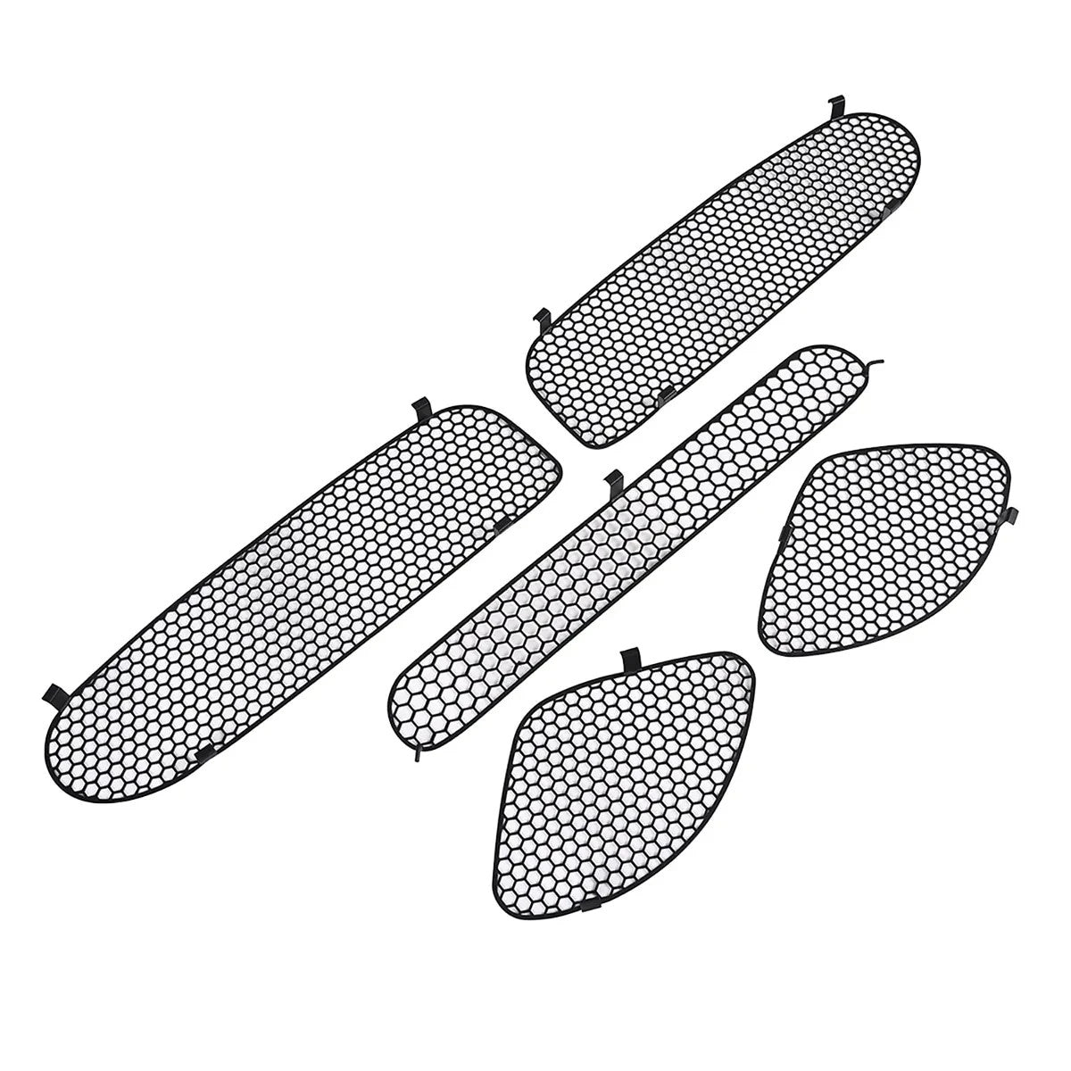 Aftermarket 5pcs Car Front Bumper Vent Mesh Grilles Porsche Boxster 986 97-02