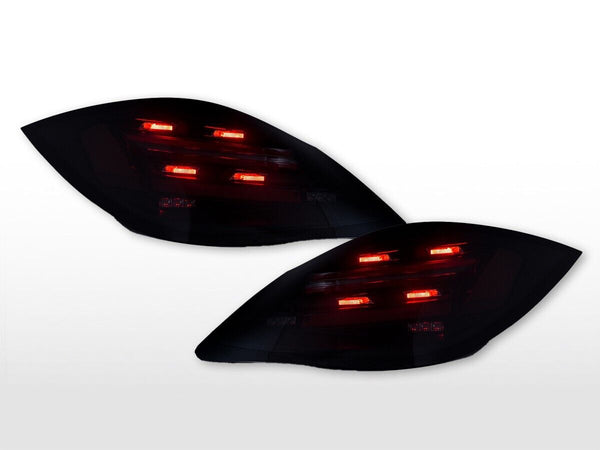 FK Pair Led Rear Lights Porsche Boxster 987 987.2 Boxster BJ 09-12 black smoke