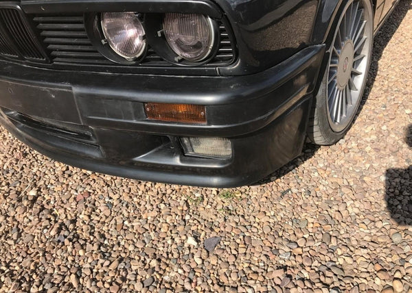 DS BMW E30 M-Tech 2 Style 3 Series Front Bumper 1 Piece grey fiberglass gel coat