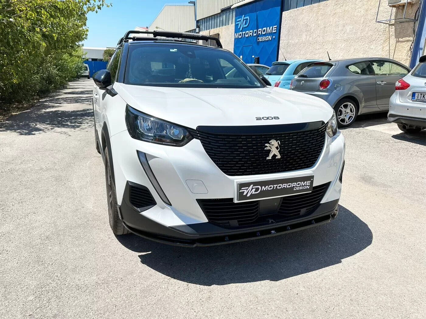 Motordrome Design Front Bumper Splitter Peugeot 2008 Mk2 19-23