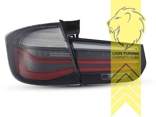 LT Pair LED DRL Lightbar Rear Lights BMW 3 Series F31 12+ Touring red black LHD