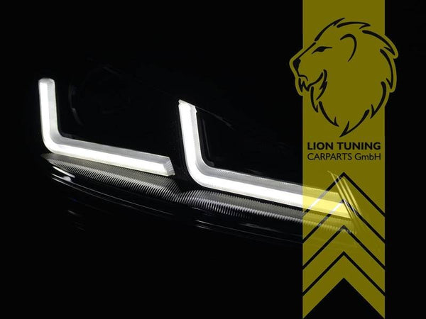 LT OSRAM Pair FULL LED DRL Headlights VW Golf 7 Limo Variant 12-17 black LHD