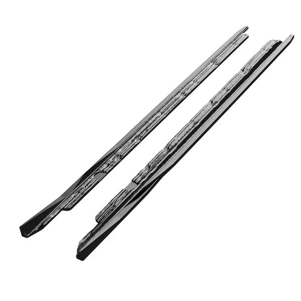 OW Side Skirts Extensions Audi A3 8V Sedan Facelift 16-20 Gloss Black ABS Screws