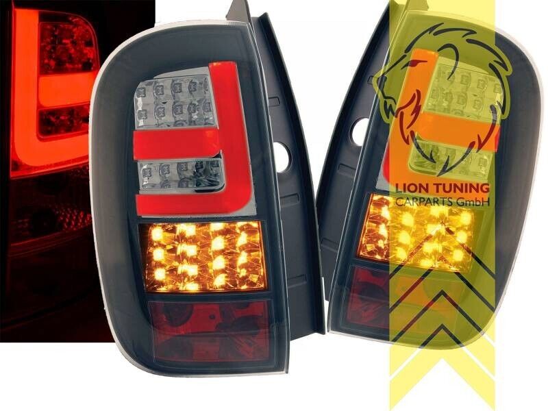 LT Pair LED DRL Rear lights Light Bar Dacia Duster HS 1 MK1 10-18 smoke LHD