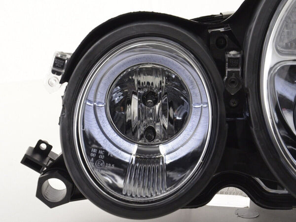 FK LED DRL Projector Halo Headlights Mercedes E-Class W210 210 99-01 RHD