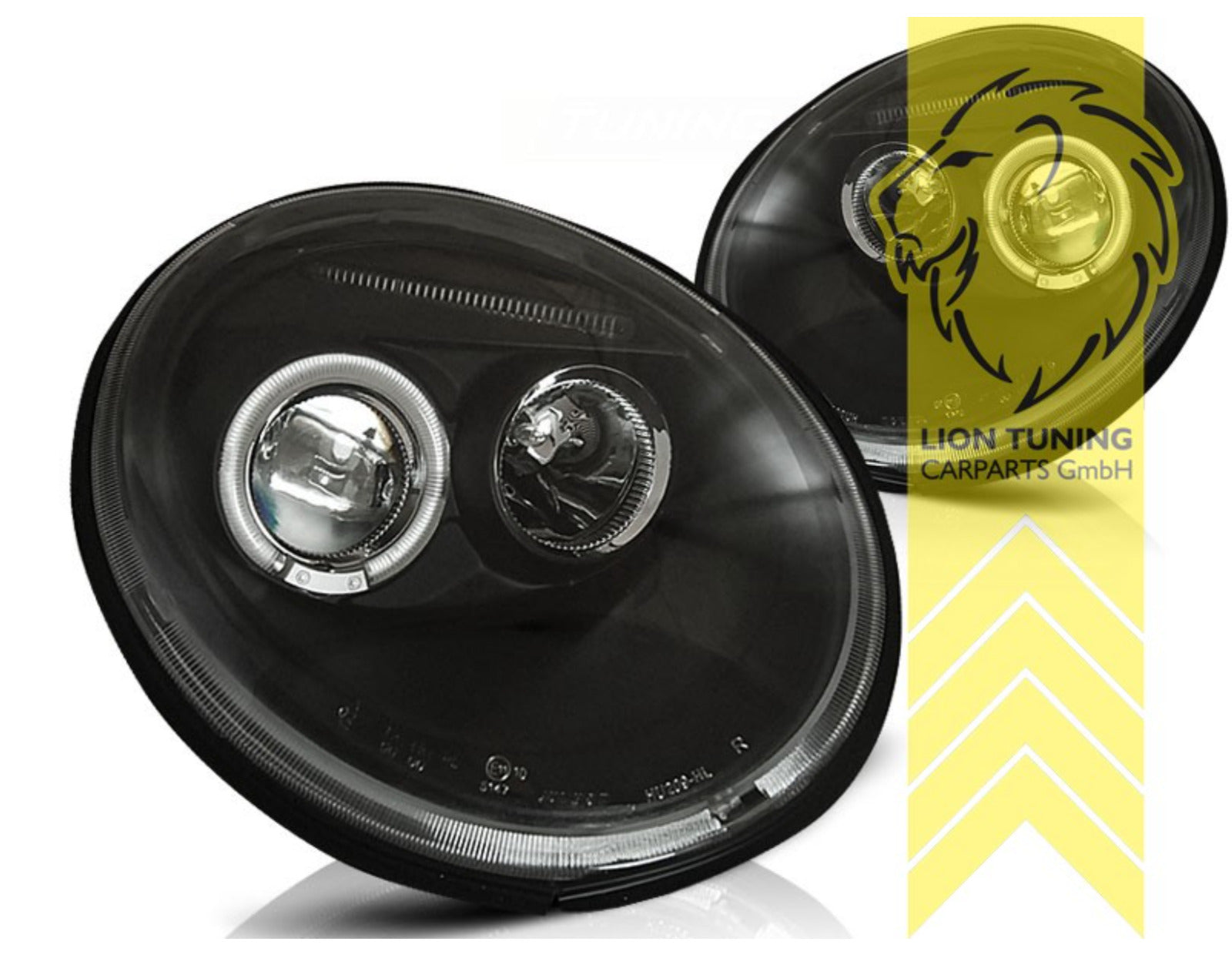 7" Inch Round LED Projector Hi/Lo Beam Headlights Kit For 1950-1979 Beetle - Foto 4