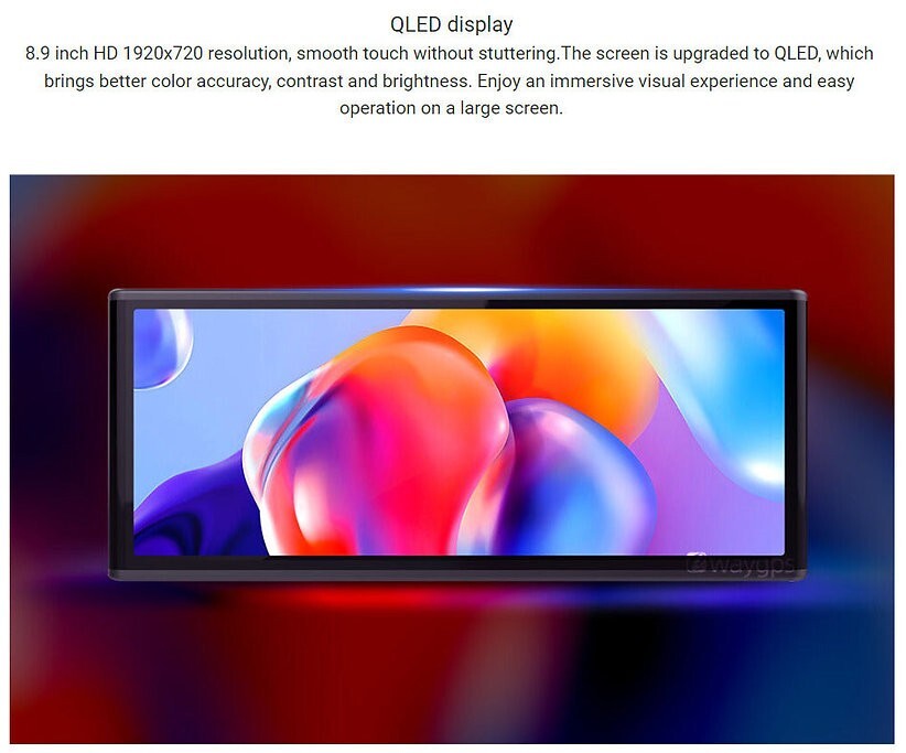 All Universal QLED 8.9" Touch Screen Car Stereo Wireless CarPlay Android BT USB