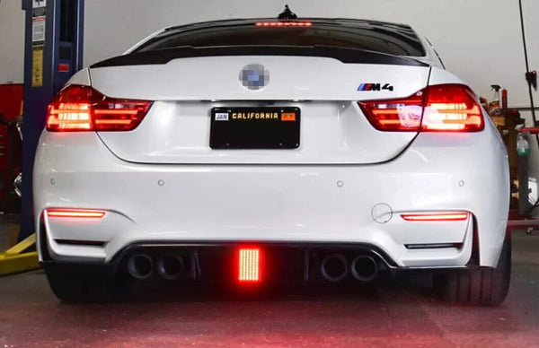 Rear Tail LED Lamp Smoke Rear Light Strip Rear Bumper Reflector Brake BMW F30 M