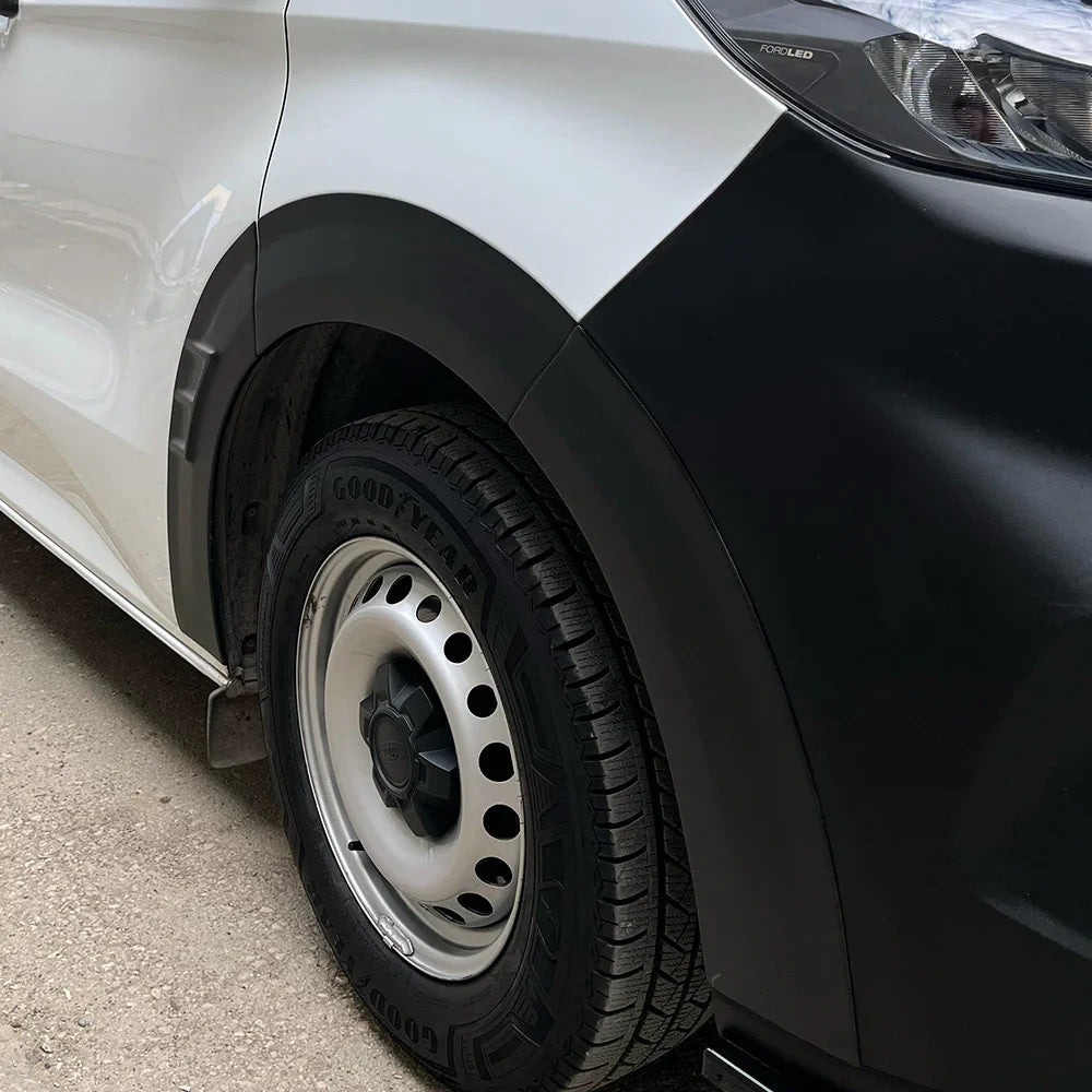 OW Fender Flares Wide Arch Kit FORD Transit Custom Mk2 2023+ ABE TUV Black ABS