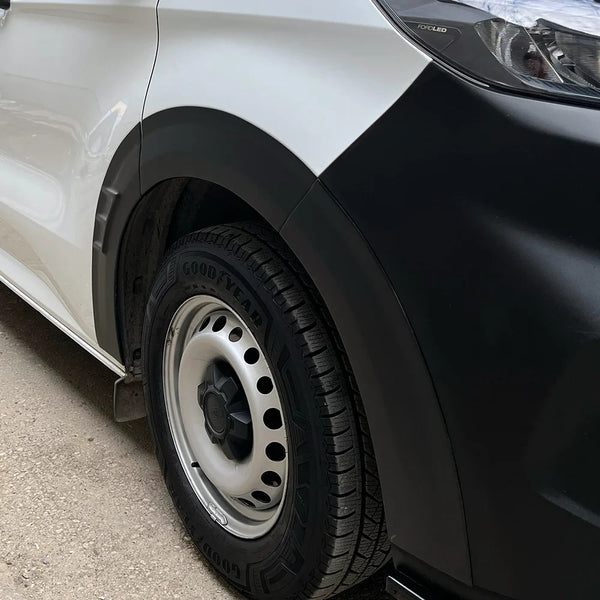 OW Fender Flares Wide Arch Kit FORD Transit Custom Mk2 2023+ ABE TUV Black ABS