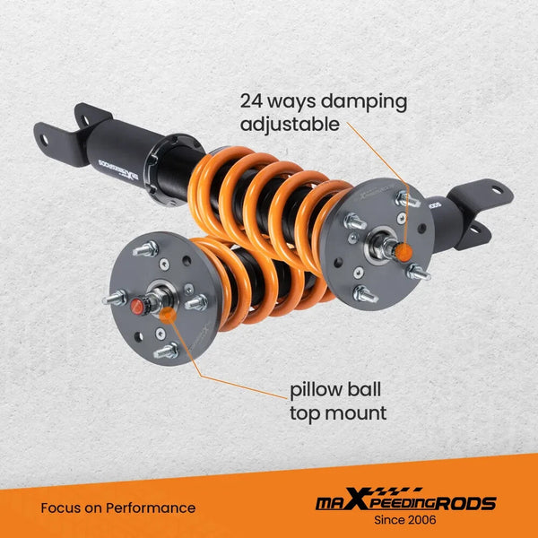 MXPR Adjustable Lowering Coilovers Jaguar XF X250 07-15 Front Fork Saloon