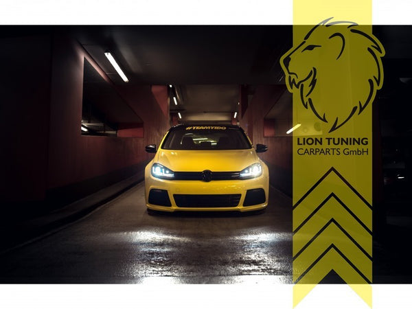 LT Pair OSRAM Bi Xenon LED DRL Headlights VW Golf 6 Limo Variant Cab black LHD