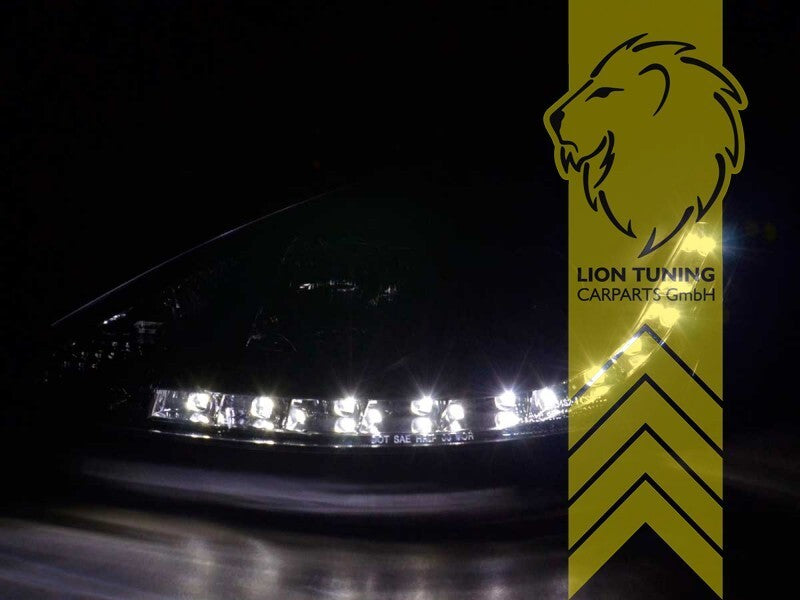 LT LED DRL Lightbar Headlights Ford Focus 1 MK1 DAW DBW DFW DNW HB SW 98-01 LHD