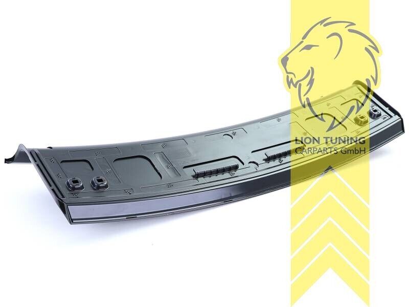 Rear Bumper Tailgate plate cover Ford Mustang 6 Coupe Cabrio glossy black 14-23