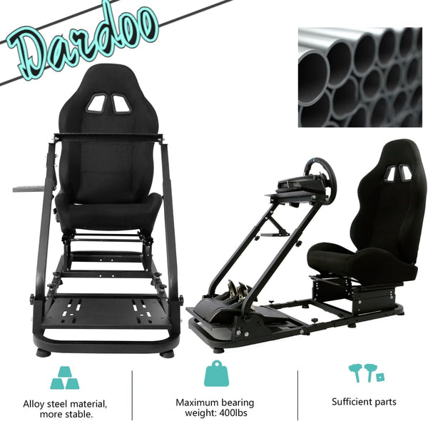 Driving Game Sim Racing Frame  Seat G27 G29 G920 G923 Wheel Pedals Xbox PS PC