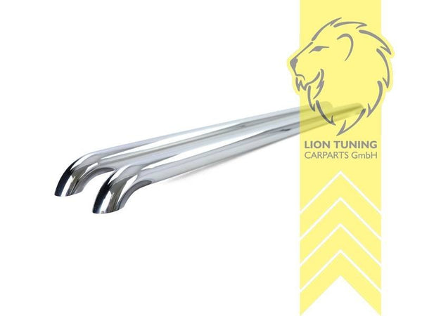 LT Side pipes sill protection polished stainless steel VW T5 T6 T6.1 SWB Van Bus