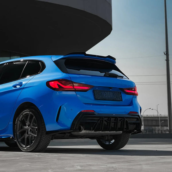 OW Rear Bumper Diffusor BMW 1 Series F40 M-Pack M135i 19-24 Gloss Black