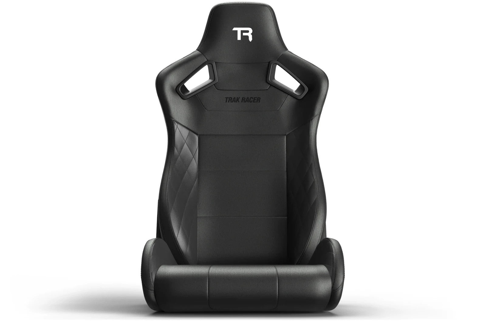 Trak Racer Sim Driving Simulator x1 Ind Bucket Seat Racing Diamond Stitch Black