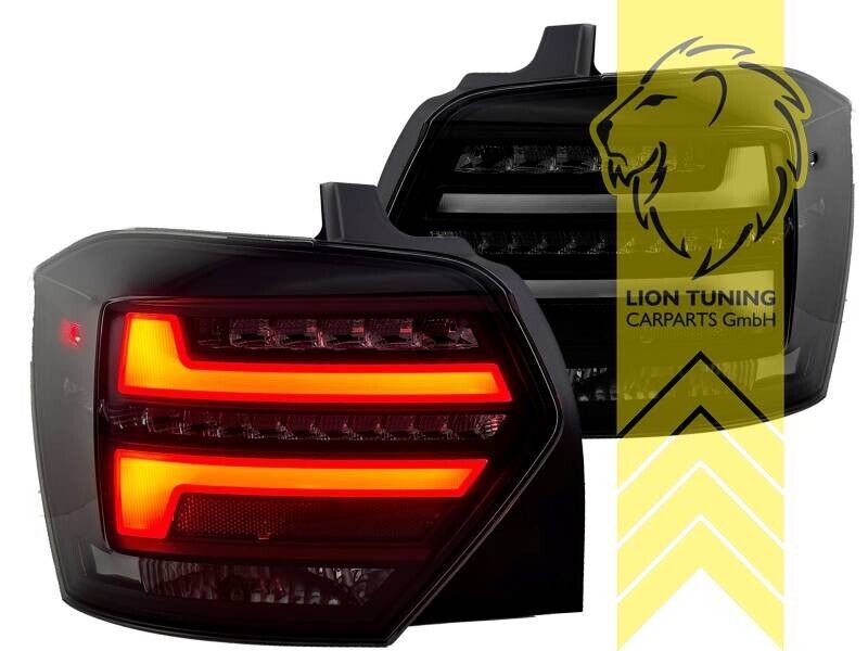 LT Pair LED DRL Rear Lights Tail Lamps VW Polo 2G AW AW1 BZ1 BLACK dynamic LHD