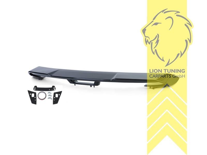 LT Rear Boot Tail Lip Wing Boot Spoiler Ford Mustang 6 Coupe Glossy Black