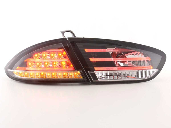 FK Pair LED Rear Lights Lightbar Tail Lamp Seat Leon 2 MK2 1P 09-12 black LHD