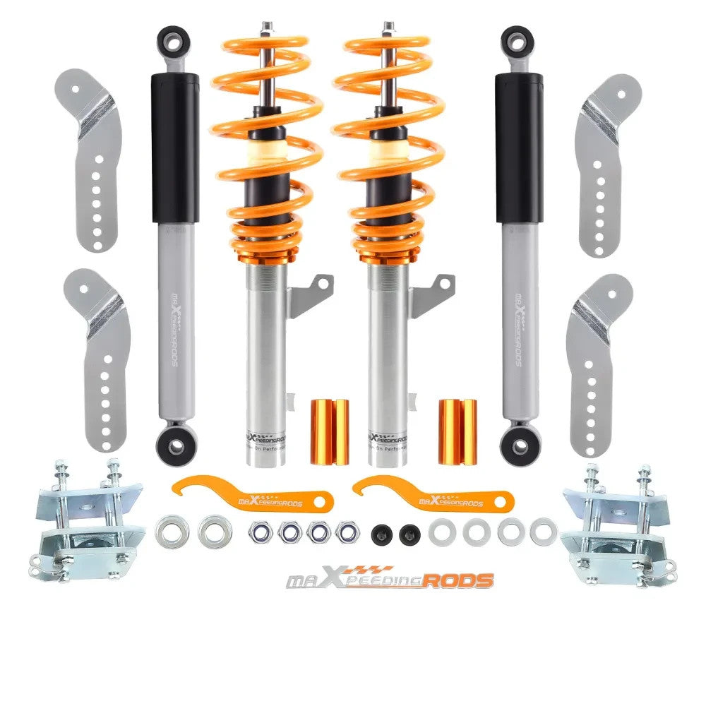 MXPR Adjustable Height Lowering Coilovers VW Caddy Van Mk3 Mk4 03-20 2K TDi
