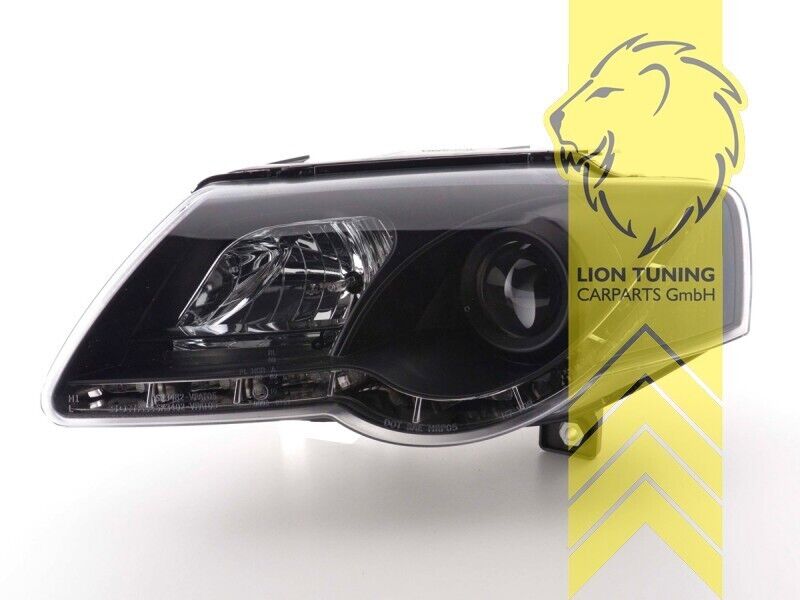 LT LED DRL Lightbar Halo Ring Eye Headlights VW Passat 3C Limousine Variant LHD