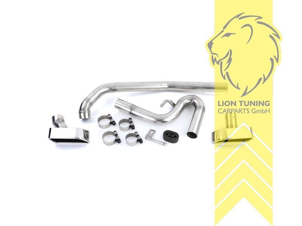 LT Stainless tail exhaust Backbox 4 pipe BMW 3 Series F30 F31 4 F32 F33 F36