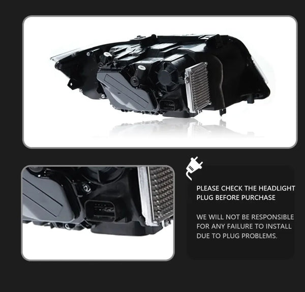 TYPY Pair BMW 3 Series E90 05-08 + 09-12 LED DRL Headlights Halogen / Xenon LHD