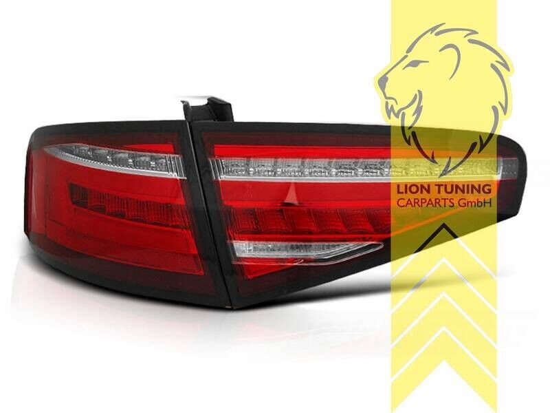 LT LED DRL Lightbar REAR LIGHTS Audi A4 B8 8K sedan red 11-15 OE LED LHD