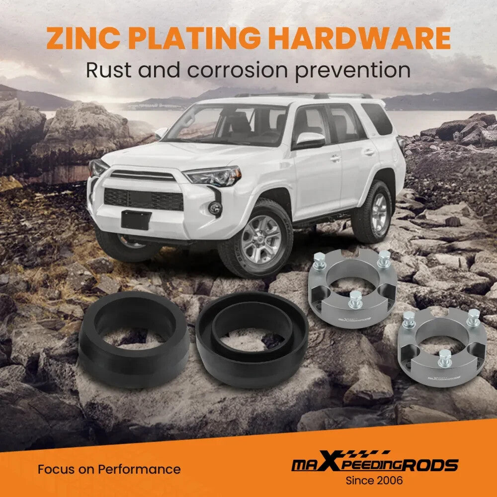 MXPR 3 Front 2 Rear Lift Kit w Differential Drop Spacers Toyota 4Runner 03-22