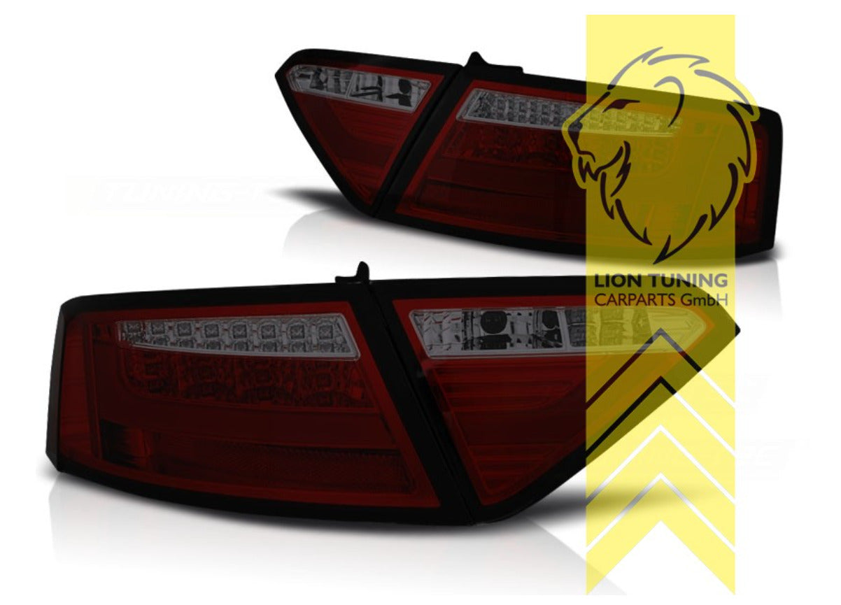 LT LED DRL Lightbar Rear Lights Tail Lamps Audi A5 8T Coupe Sportback LHD OE Halogen to LED