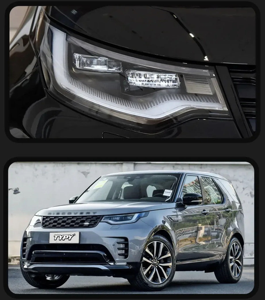 TYPY Pair Land Rover Discovery 5 2017-2020 LED DRL Dynamic Headlights LHD