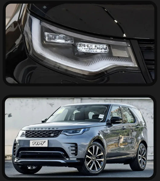 TYPY Pair Land Rover Discovery 5 2017-2020 LED DRL Dynamic Headlights LHD