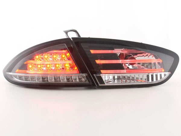 FK Pair LED Rear Lights Lightbar Tail Lamp Seat Leon 2 MK2 1P 09-12 black LHD