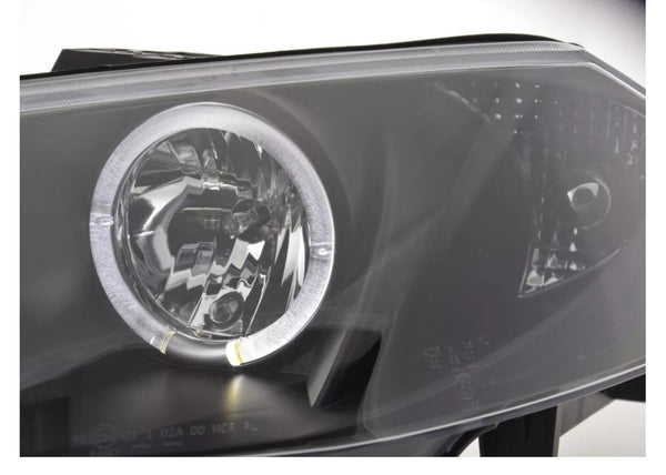 LT LED DRL Projector Halo Headlights Renault Megane M 2 MK2 3/5-dr 03-06 LHD