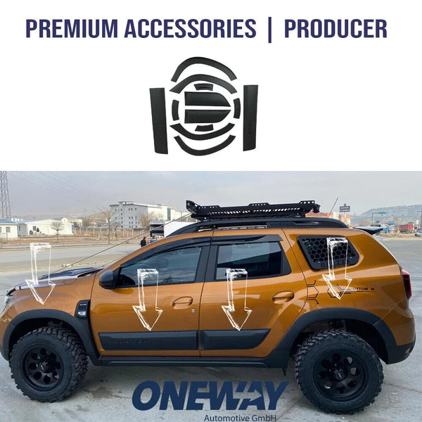 OW Body Kit 12pcs Arch Trims & Body Cladding Panels DACIA Duster Series 2 2018+