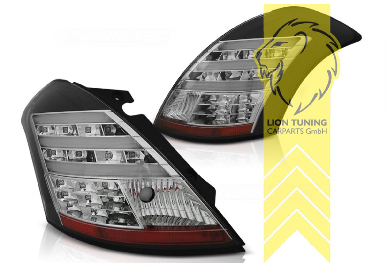 LT LED DRL Rear lights Light Bar Suzuki Swift Sport 4 MK4 10-17 chrome ...