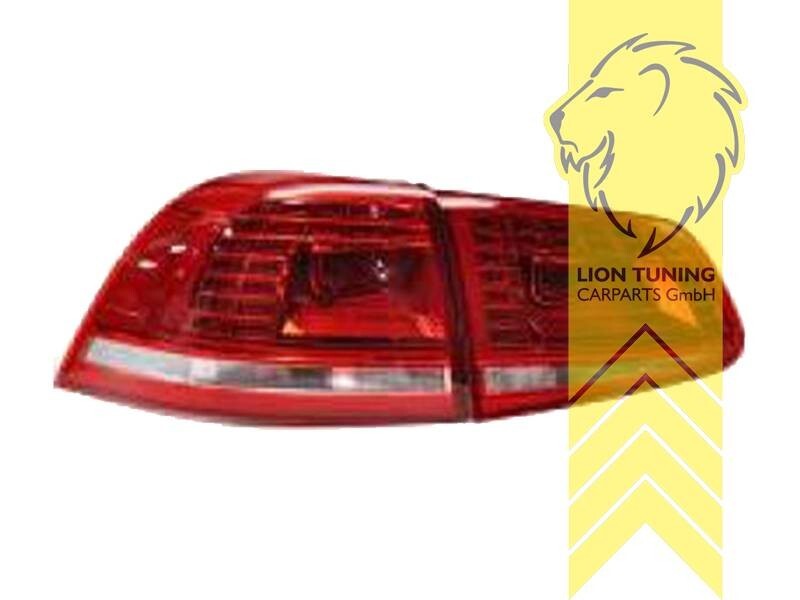 LT Pair LED DRL Lightbar REAR LIGHTS Tail Lamps VW Touareg 7P red 10-18 LHD