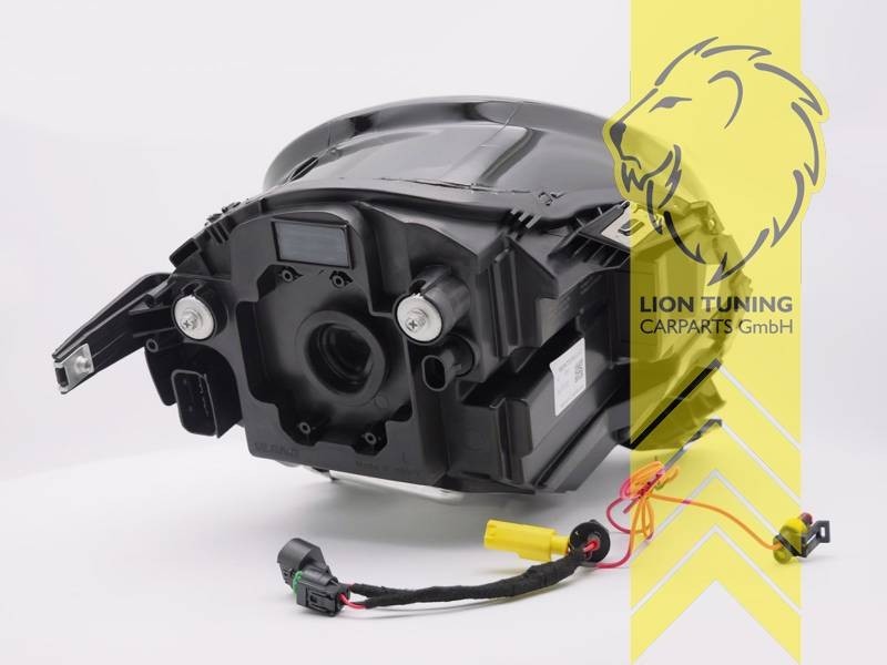 LT LED DRL Lightbar Halo Ring Headlights Mini Cooper JCW Mini F56 14+ chrome LHD