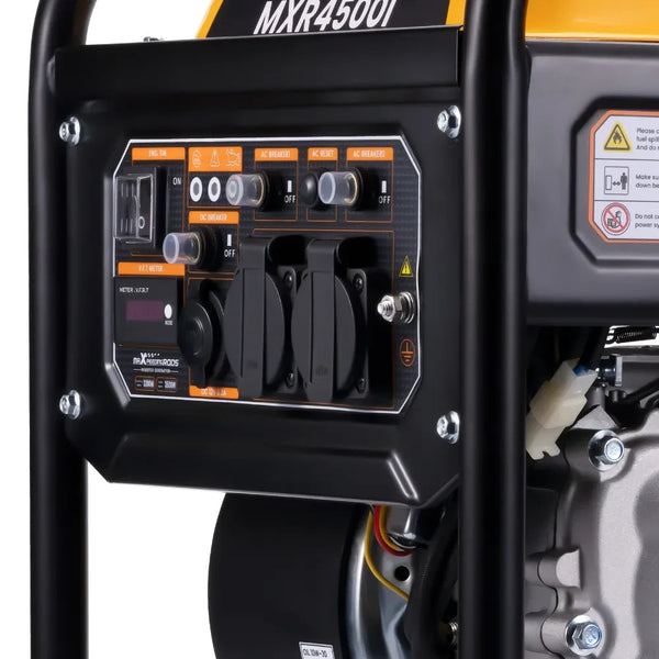 MXPR Petrol Inverter Generator Silent Portable 3500W 4 Stroke Engine Camping