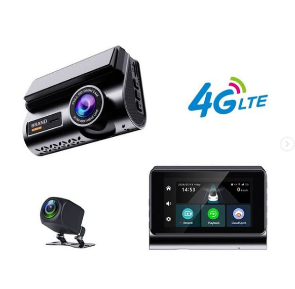 P85 DVR 2K Front & 1080P Rear Camera / 3" Screen / Dash Dual Recorder / Wifi / GPS / App Dash Dual Recorder