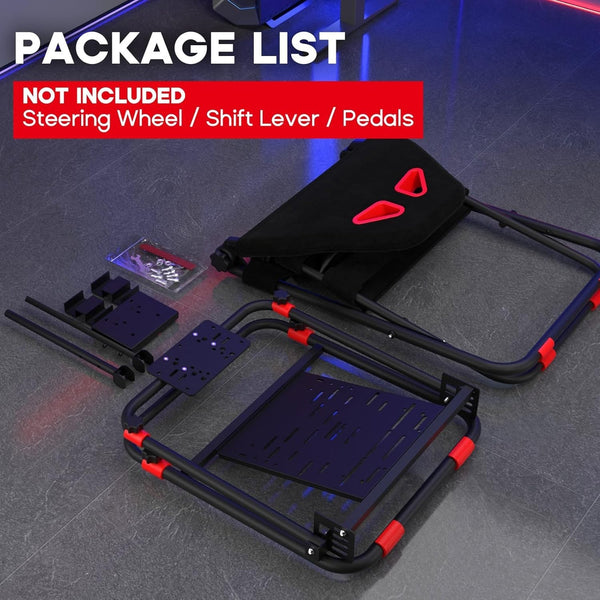 DS Driving Game Sim Racing Folding Race Frame + Seat for Wheel Pedals Xbox PS PC
